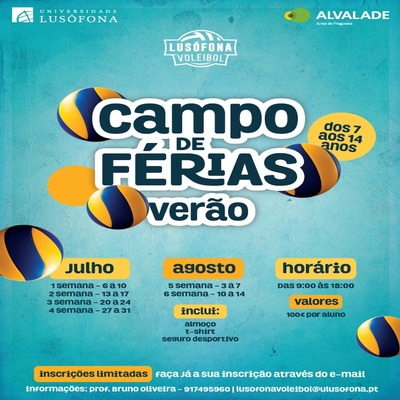 Flyer Campo de Férias Verão 92804