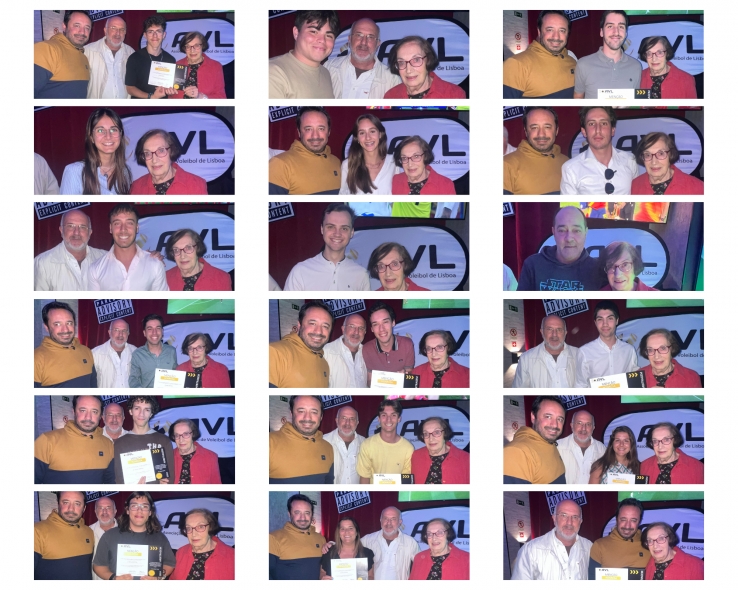 Entrega de diplomas aos árbitros da Associação Voleibol de Lisboa