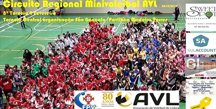 Torneio Central de Minivoleibol decorre em Torres Vedras  organizado pela São Gonçalo