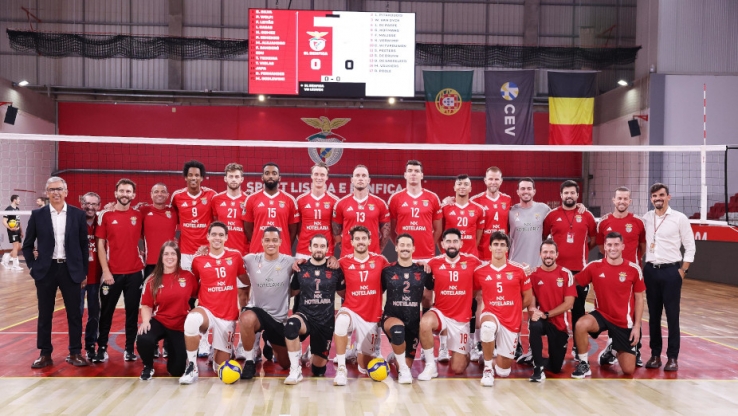 SL Benfica confirma presença nos 16 avos-de-final da Taça CEV