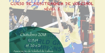 Curso de Árbitros de Voleibol Nível I - AVL 2018
