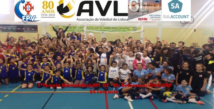 CF &quot;Os Belenenses&quot;, Clube Nacional Ginástica e Clube Recreativo Piedense recebem o 7º Torneio Minivoleibol