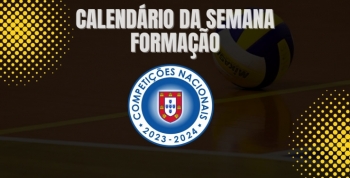 CALENDÁRIO DA SEMANA 1 DE NOVEMBRO - SUB-21 (JB) E SUB-21 (JB1)