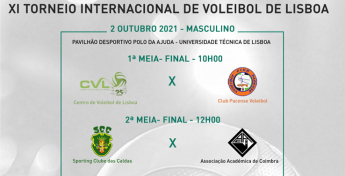&quot;XI Torneio Internacional de Voleibol de Lisboa&quot; do CVL