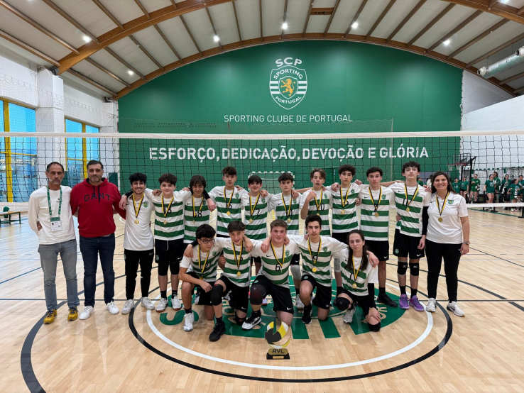 Iniciados Masculinos do Sporting Clube de Portugal são Campeões Regionais
