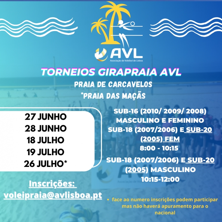 Torneios GiraPraia AVL - SUB-20